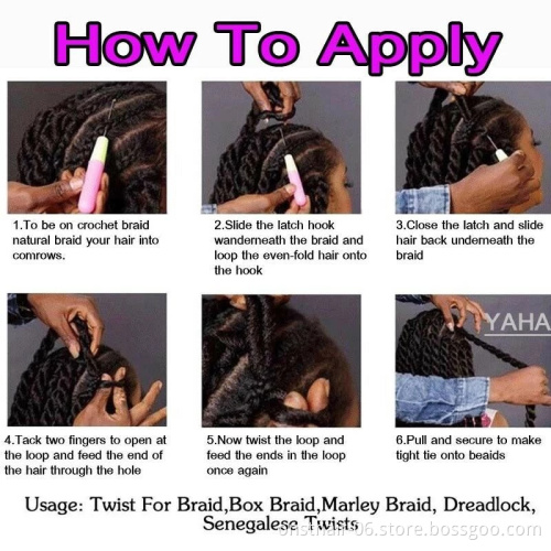 Onst Havana Twist Mambo Faux locs Crochet Braid Synthetic Hair 22 inch Crochet Braids Senegalese Pre Twist Crochet Braiding Hair